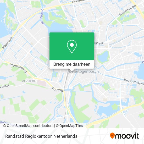 Randstad Regiokantoor kaart