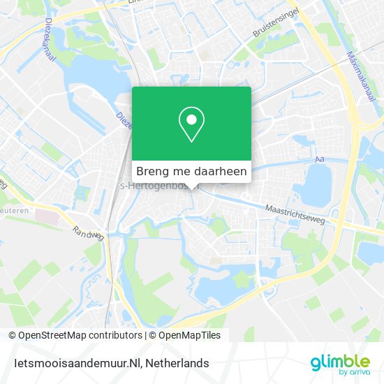 Ietsmooisaandemuur.Nl kaart