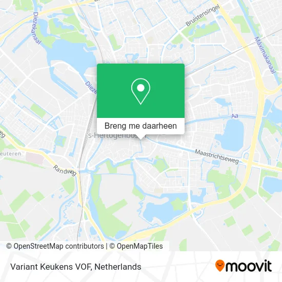 Variant Keukens VOF kaart