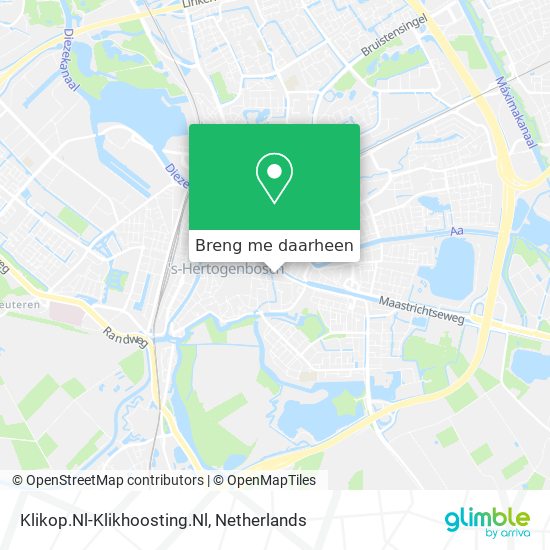 Klikop.Nl-Klikhoosting.Nl kaart