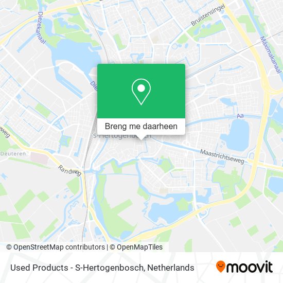Used Products - S-Hertogenbosch kaart