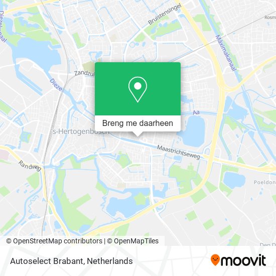 Autoselect Brabant kaart