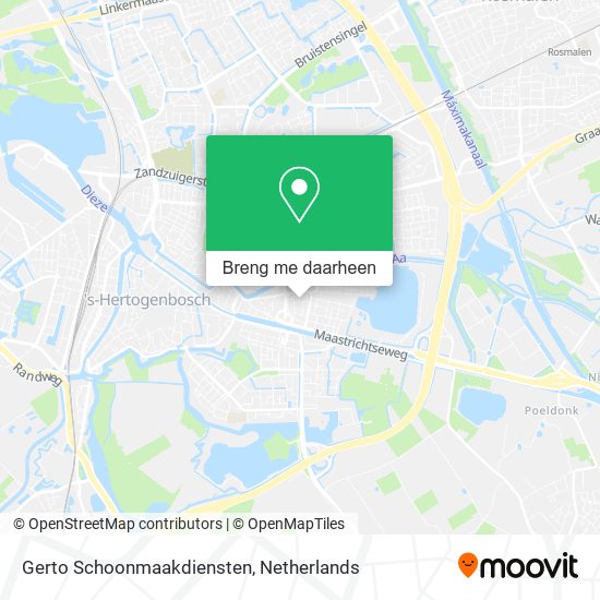 Gerto Schoonmaakdiensten kaart