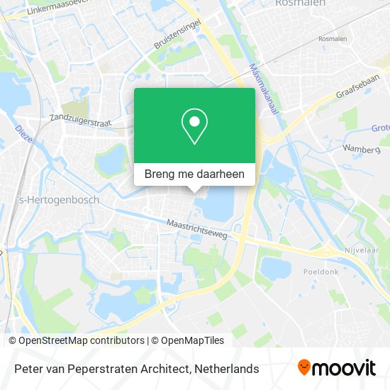 Peter van Peperstraten Architect kaart