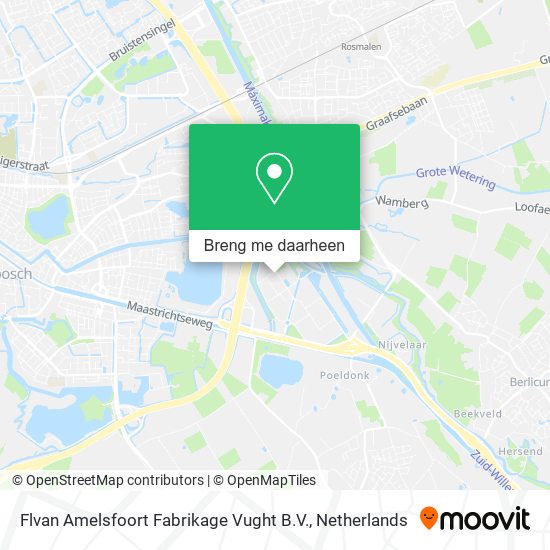 Flvan Amelsfoort Fabrikage Vught B.V. kaart