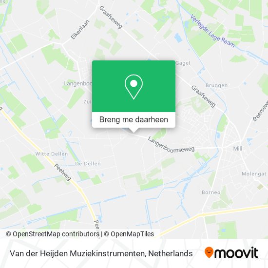 Van der Heijden Muziekinstrumenten kaart