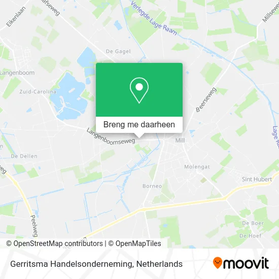 Gerritsma Handelsonderneming kaart