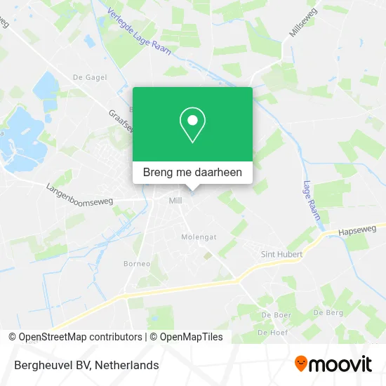 Bergheuvel BV kaart