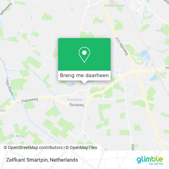 Zelfkant Smartpin kaart