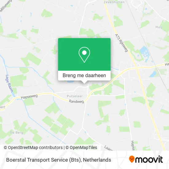 Boerstal Transport Service (Bts) kaart