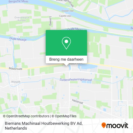 Biemans Machinaal Houtbewerking BV Ad kaart