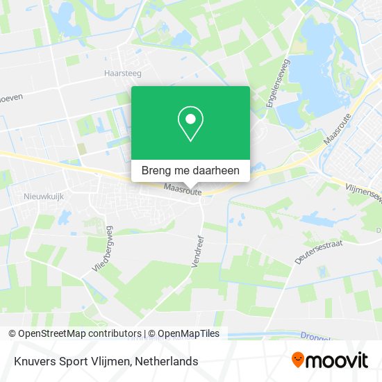 Knuvers Sport Vlijmen kaart