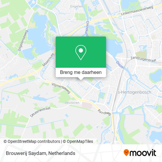 Brouwerij Saydam kaart