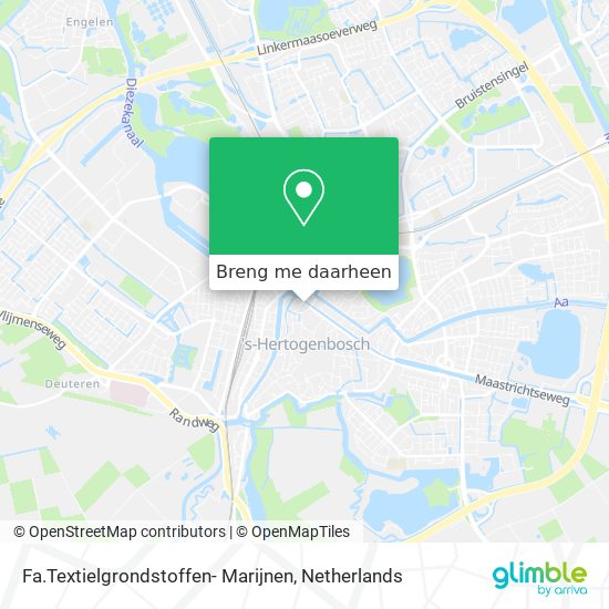 Fa.Textielgrondstoffen- Marijnen kaart