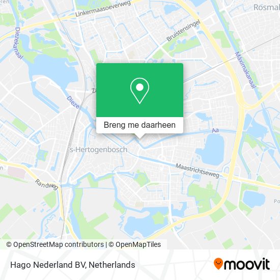 Hago Nederland BV kaart