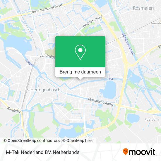 M-Tek Nederland BV kaart