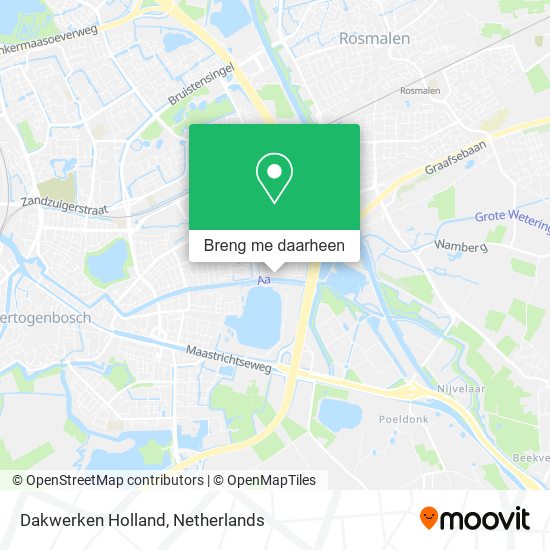 Dakwerken Holland kaart