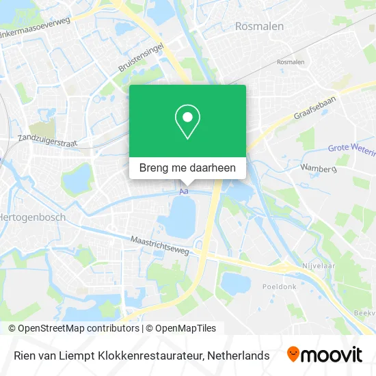 Rien van Liempt Klokkenrestaurateur kaart