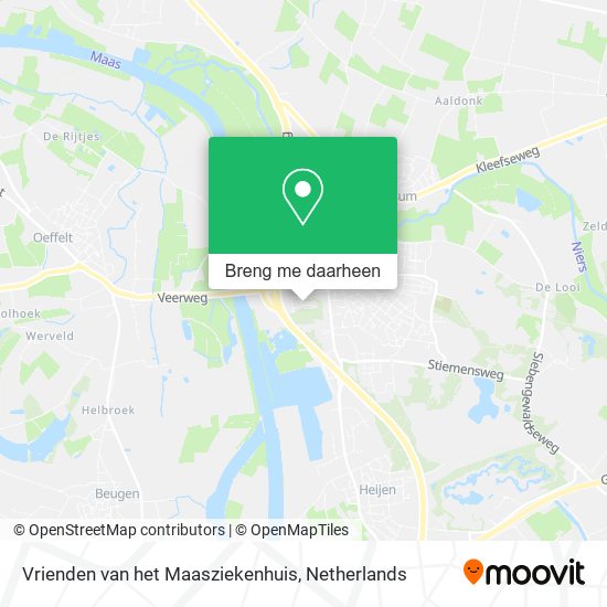 Vrienden van het Maasziekenhuis kaart