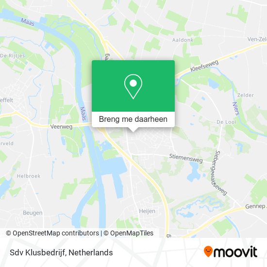 Sdv Klusbedrijf kaart