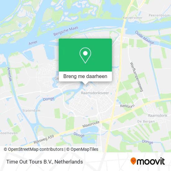 Time Out Tours B.V. kaart