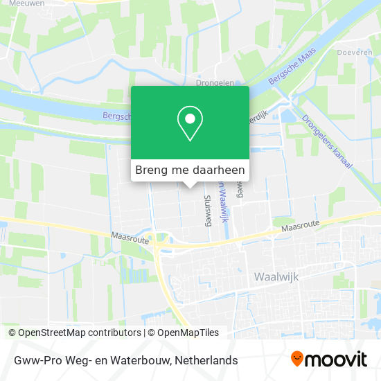 Gww-Pro Weg- en Waterbouw kaart