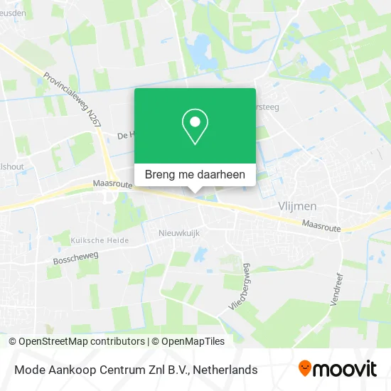 Mode Aankoop Centrum Znl B.V. kaart