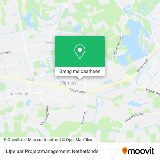 IJpelaar Projectmanagement kaart