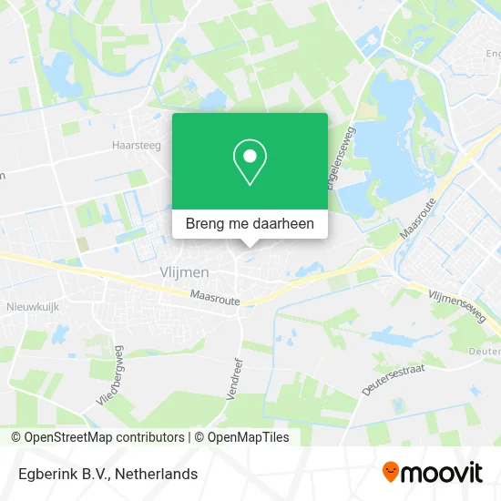 Egberink B.V. kaart