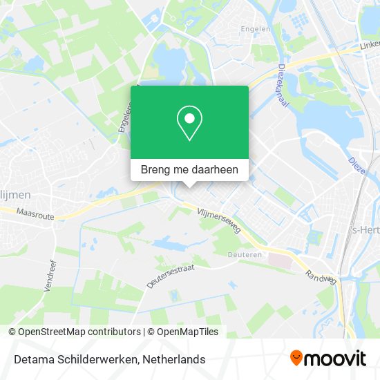Detama Schilderwerken kaart