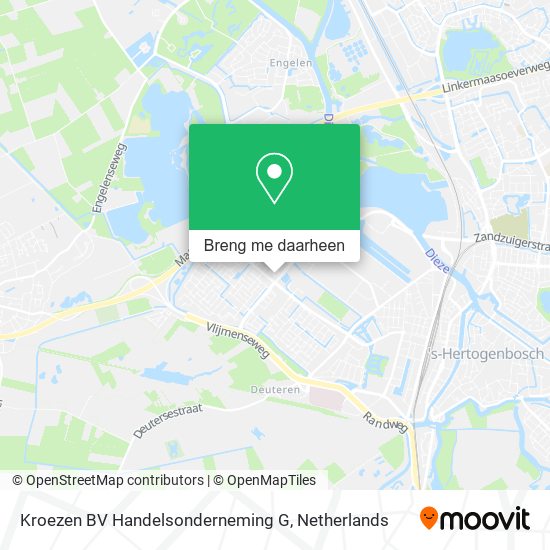 Kroezen BV Handelsonderneming G kaart