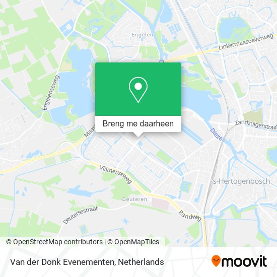 Van der Donk Evenementen kaart