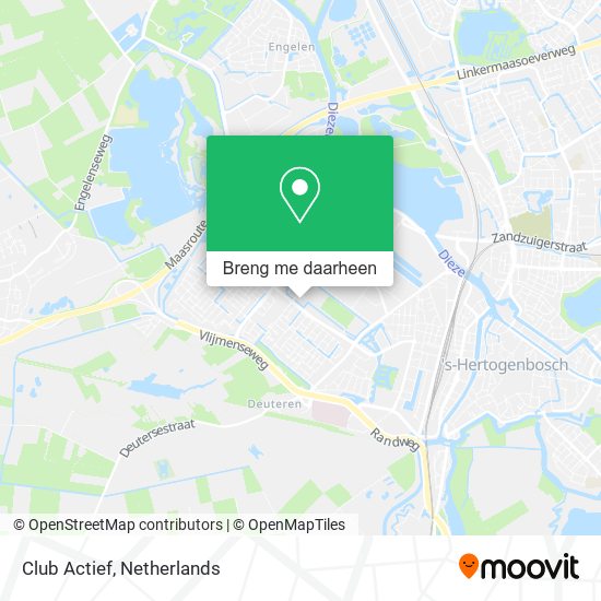 Club Actief kaart