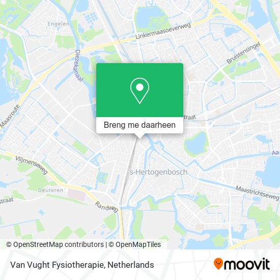 Van Vught Fysiotherapie kaart