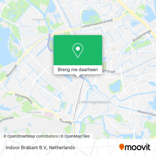 Indoor Brabant B.V. kaart