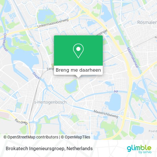 Brokatech Ingenieursgroep kaart