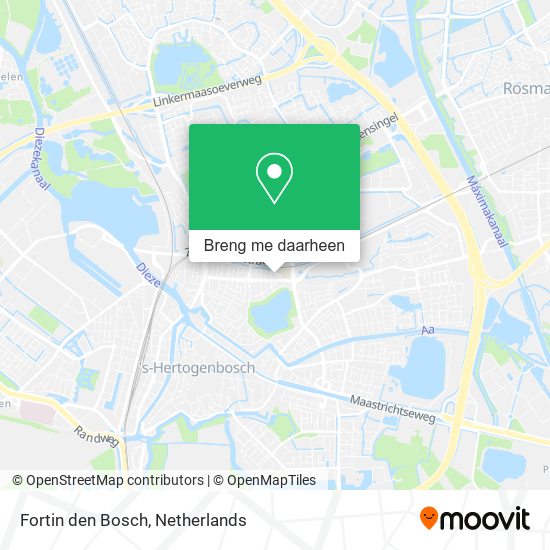 Fortin den Bosch kaart