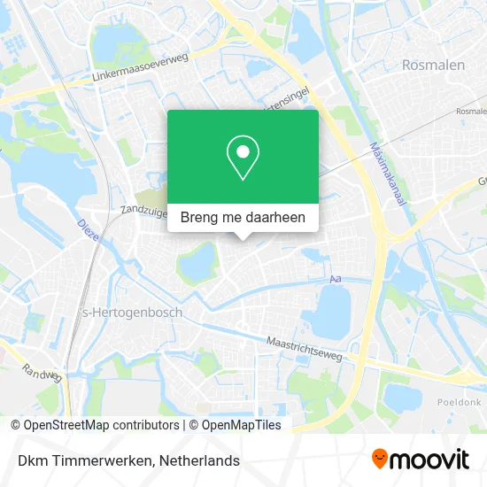 Dkm Timmerwerken kaart