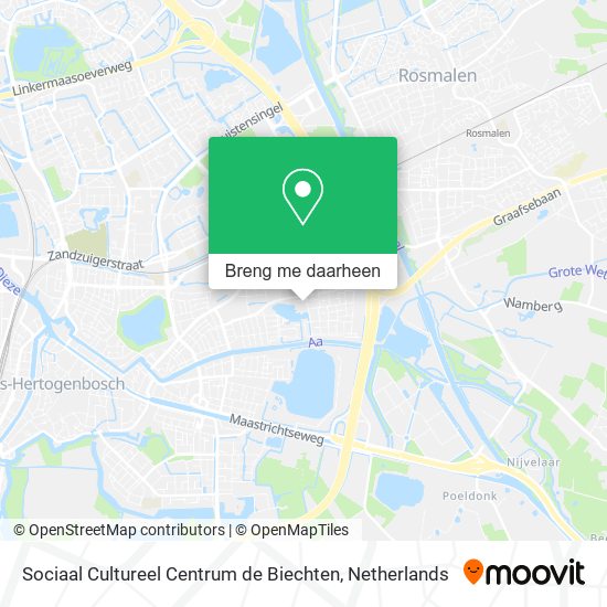 Sociaal Cultureel Centrum de Biechten kaart