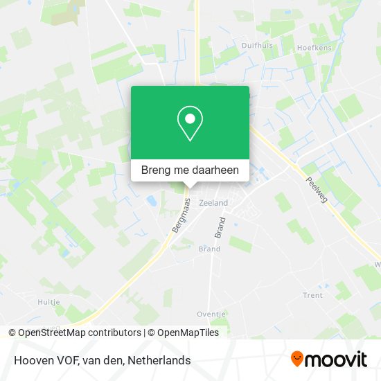 Hooven VOF, van den kaart