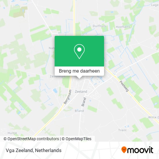 Vga Zeeland kaart