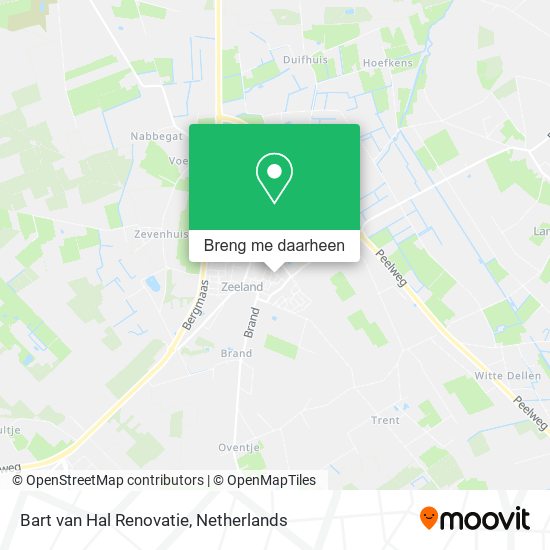 Bart van Hal Renovatie kaart