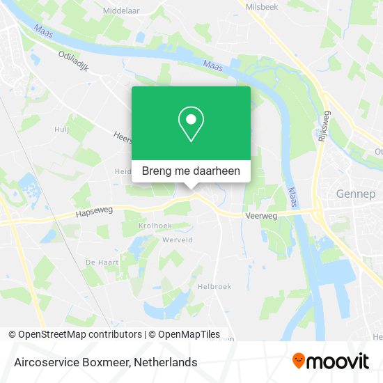 Aircoservice Boxmeer kaart