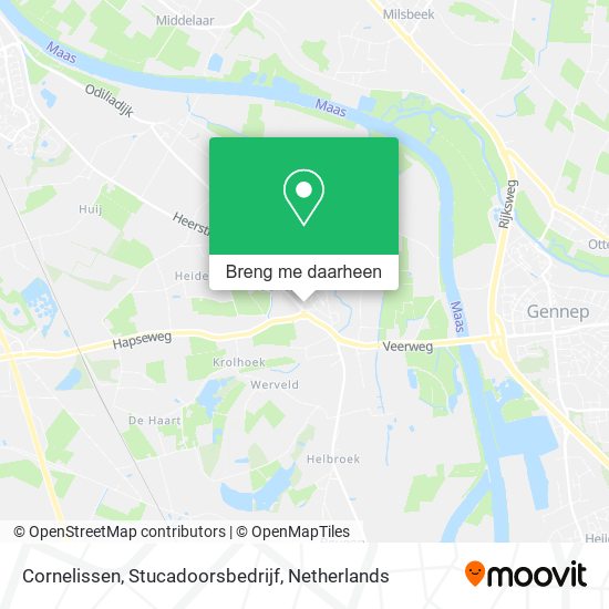 Cornelissen, Stucadoorsbedrijf kaart