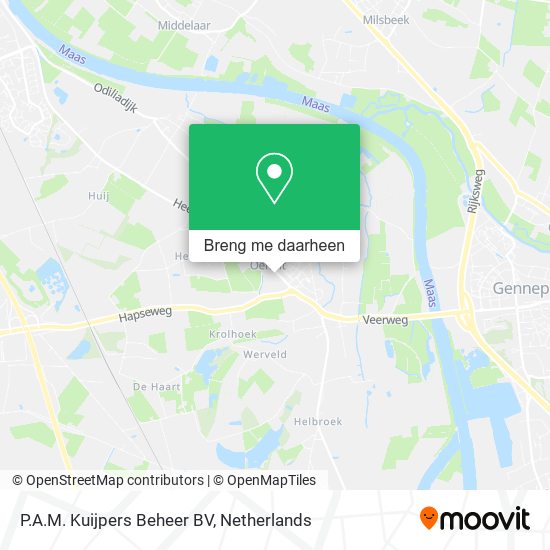 P.A.M. Kuijpers Beheer BV kaart