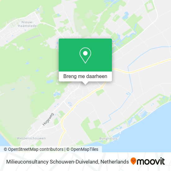 Milieuconsultancy Schouwen-Duiveland kaart