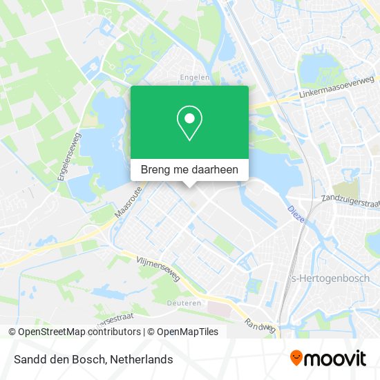 Sandd den Bosch kaart