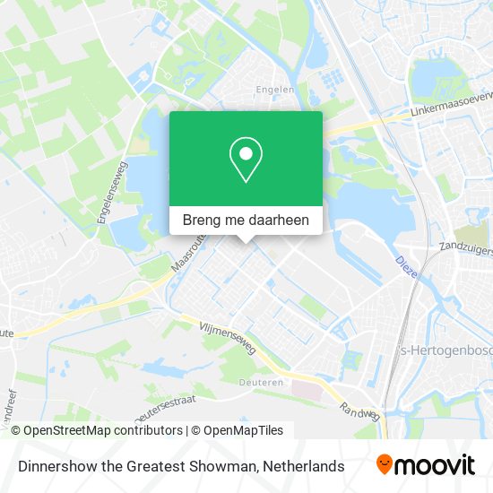 Dinnershow the Greatest Showman kaart
