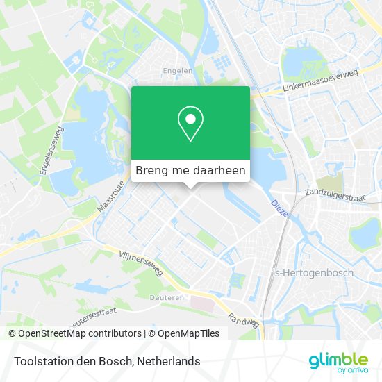 Toolstation den Bosch kaart