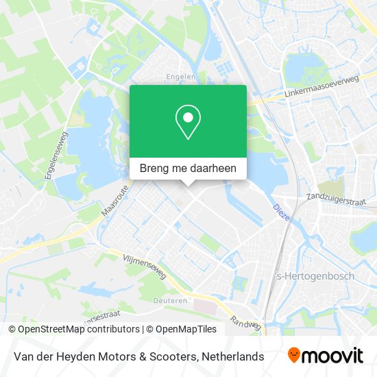 Van der Heyden Motors & Scooters kaart